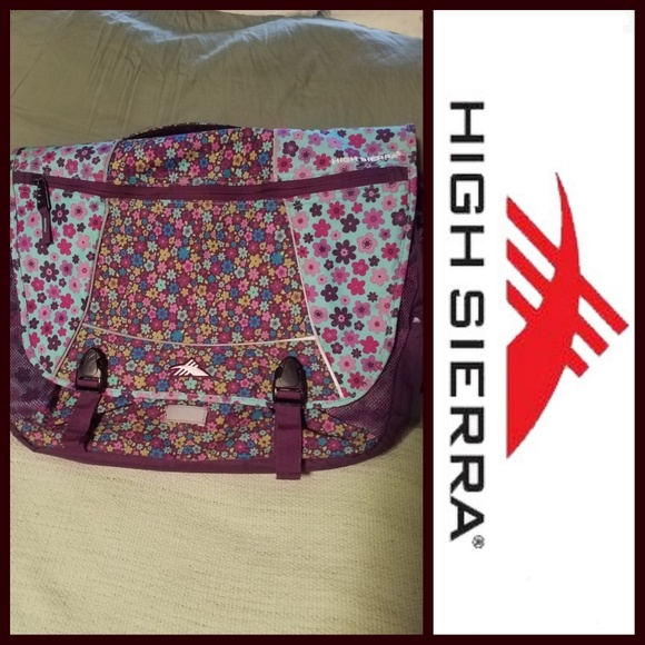 High Sierra Handbags - High Sierra bookbag Purple/Turquois